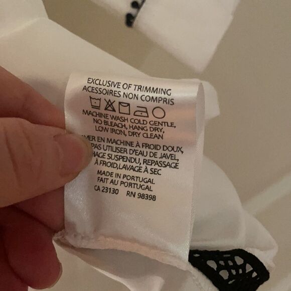 Judith & Charles magnolia B puff sleeve blouse white nwot - Picture 10 of 10